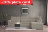 Coltar Cansas-Prime 300x100x230 cm Lada Depozitare Tapitat Catifea Nuanta Maro Deschis