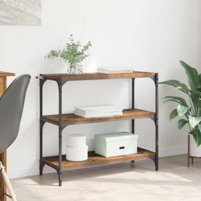 vidaXL Dulap pentru cărți Lemn Vechi 80 x 33 x 70,5 cm 881108 foto