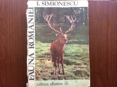 FAUNA ROMANIEI I. Simionescu editura Albatros 1983 RSR editie a III-a carte