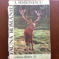 FAUNA ROMANIEI I. Simionescu editura Albatros 1983 RSR editie a III-a