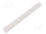 Tijă extrudată naturală &Oslash; 12mm L 500mm MITSUBISHI CHEMICAL ADV. MATERIALS