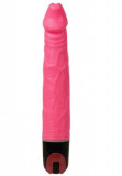 Vibrator Realist, Multispeed, TPR, Roz, 24 cm, Baile