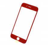 Geam sticla iPhone 6, 4.7 + Rama, Red