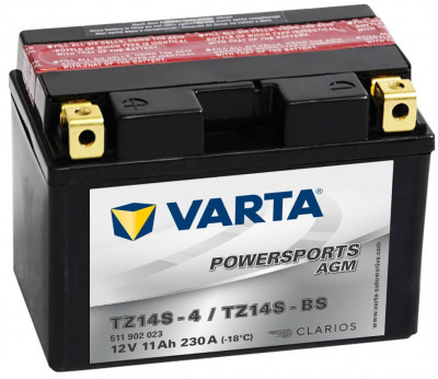 Baterie Moto Varta Powersports Agm 11Ah 230A 12V TTZ14S-BS 511902023I314 foto