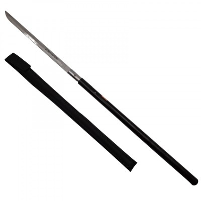 Sabie de vanatoare DEPOX&amp;reg;, Shaolin Master, model baston, 87 cm, negru, teaca inclusa foto