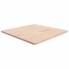 Blat masa patrat stejar masiv 90x90x2.5cm vidaXL, lemn netratat, maro, blat mobilier, DIY, rustic