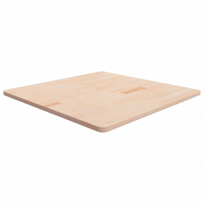 vidaXL Blat de masă pătrat,90x90x2,5 cm, lemn masiv stejar netratat