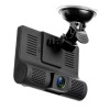 Camera auto tripla, fata, interior, spate, coshop&reg;, 4&quot;, Full HD, design tip monitor, negru
