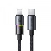 Cablu Date si Incarcare USB-C - Lightning McDodo CA-8190 Colorful, 36W, 1.2m, Negru, Apple