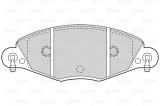 VALEO 302020 FIRST set placute frana,frana disc