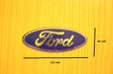 Sticker Auto FORD Albastru, 115x46mm, Autocolant Hartie Ceruita Tuning Exterior