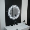 Oglinda LED Rotunda 60cm, Flusso Touch, Sistem Dezaburire, Dimabila ModernLight Concept
