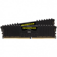 Memorie Corsair Vengeance LPX Black 64GB, DDR4, 3000MHz, CL16, Dual Channel Kit