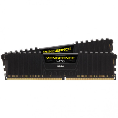 Memorie Corsair Vengeance LPX Black 64GB, DDR4, 3000MHz, CL16, Dual Channel Kit foto