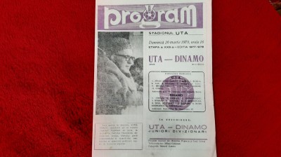 program UTA - Dinamo foto