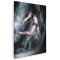 Tablou femeie dansand prin nor de praf 2055 Tablou canvas pe panza CU RAMA 30x40 cm