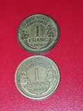 Lot 2 monede Franta: 1 franc 1936 + 1939 [poze]. Discount conform descriere [10 - 20 %. Vezi descrierea.].
