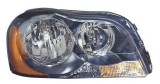 Far Volvo XC90 10.2002-05.2006, TYC 20-0451-05-2, partea Dreapta, reglare electrica, fara motoras, tip bec H7+H7, cu semnalizator orange
