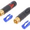 Mufă RCA tată aurită pentru lipire pe cablu 3-7,3mm