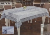 Cumpara ieftin Fata De Masa Din Bumbac Cu Dantela De Lux , 160x220 cm, In Cutie Premium