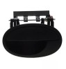 Maner usa exterior Opel Corsa/Combo C, 07.2000-10.2010, montare spate, stanga, negru / neted, RapidAuto