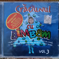 Crăciunul cu Bim Bam , CD sigilat cu Colinde și muzică de Crăciun