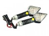 Semnalizari Moto LED Carbon Romb Revo, Brat Lung, Omologate E-Mark, 12V, M10