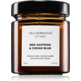 Vila Hermanos Apothecary Red Saffron &amp; Cedar Blue lum&acirc;nare parfumată 150 g
