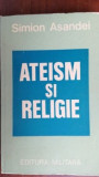Ateism si religie-Simion Asandei Coperta uzata