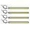 Set 4x Banda auto LED, lumini de zi, putere 12W, 28 LED, culoare alba 6500K, lungime 17 cm