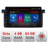 Navigatie BMW Seria 3 E46 E-052 Octa Core cu Android Radio Bluetooth Internet GPS WIFI DSP 4+64GB 4G CarStore Technology