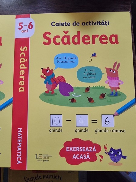 Caiete de activitati. Scaderea 5-6 ani