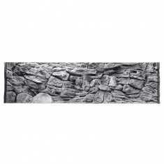 Fundal acvariu 3D 200 x 60 cm – GRI PIATRĂ