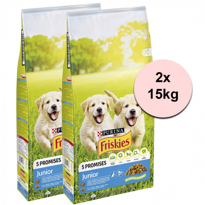 Purina FRISKIES Dog Junior 2 x 15kg