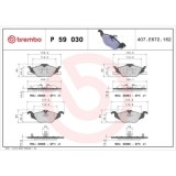 Placute frana Opel Astra G Box / Estate (F70) 09.98-04.05, Astra G Classic (T98) 03.04-07.09, Astra G Classic Caravan (F35) 03.04-07.09, Astra G Clas