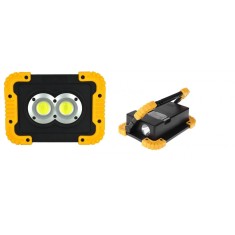 Lanterna lampa LED COB cu functie stoboscopica