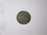 Maroc 1/2 Dirham 1299(1882) monedă argint monetăria Paris-Sultan Hassan I