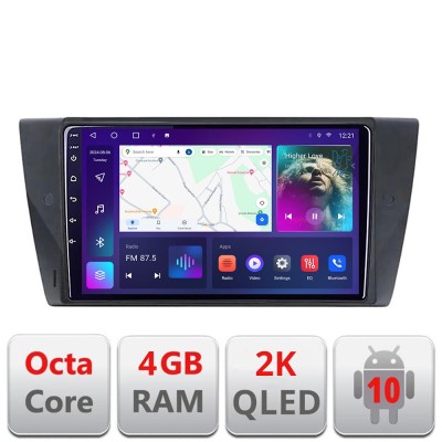 Navigatie BMW Seria 3 E90 C-095 Android Octa Core Ecran 2K QLED GPS 4G 4+32GB 360 KIT-095+EDT-E409-2K CarStore Technology foto