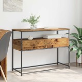 vidaXL Masă de consolă Lemn Vechi 100 x 40 x 75 cm Lemn compozit 882227