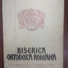Biserica ortodoxa romana. Buletinul oficial al Patriarhiei Romane