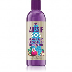 Aussie SOS Save My Lengths! șampon pentru regenerarea părului slab și deteriorat pentru femei 290 ml