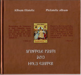 Album filatelic, Sfintele Pasti, 2013, Romania, nest.