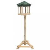 vidaXL Hrănitor pentru păsări vertical, 33x110 cm, lemn masiv de brad