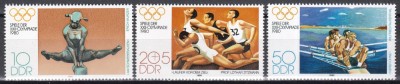 Germania RDG 1980 - Jocurile Olimpice - Moscova, MNH foto