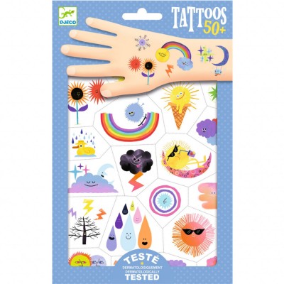 Tatuaje Emoji meteo, Djeco foto