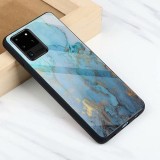 Cumpara ieftin Husa Plastic Samsung S20 g980 Marble Gold&amp;Blue