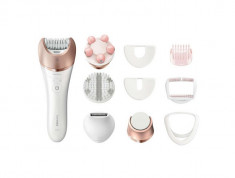 Epilator umed si uscat Philips BRE652/00 Satinelle Prestige 9 accesorii foto