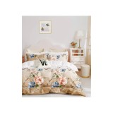 Cumpara ieftin Lenjerie de Pat Bumbac Finet cu 6 Piese Pentru Pat Dublu - SUZ87