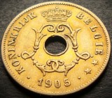 Moneda istorica 10 CENTIMES - BELGIA, anul 1905 * cod 3533 = BELGIE