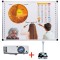 Pachet Tabla interactiva de 85&amp;#8243;, VISUAL Genius, tehnologie tactila IR, 20 puncte de atingere, suport tavan